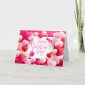 Valentinstag-Sweet Romance Karte (Vorderseite)