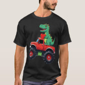 Valentinstag T Rex Reitwagen Kleinkind T-Shirt (Vorderseite)