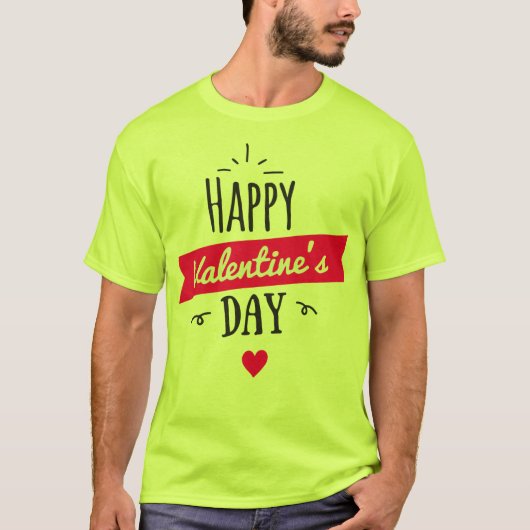 Valentinstag T - Shirt (Vorderseite)