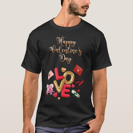 Valentinstag T-Shirt (Vorderseite)