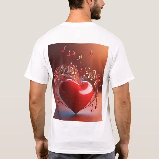 Valentinstag T - Shirt (Rückseite)