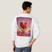 Valentinstag T - Shirt (Schwarz voll)