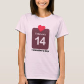Valentinstag T - Shirt (Vorderseite)