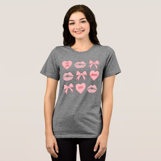 Valentinstag-T - Shirt der Liebe (Vorderseite voll)