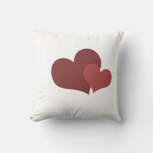 Valentinstag-T-Shirt Herz-Design für Frauen Kissen