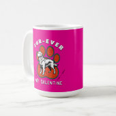 Valentinstag T-Shirt Kaffeetasse (Vorderseite Links)