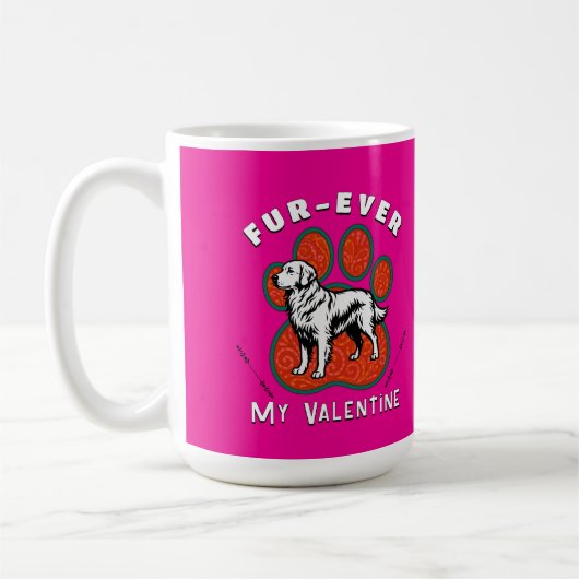 Valentinstag T-Shirt Kaffeetasse (Links)