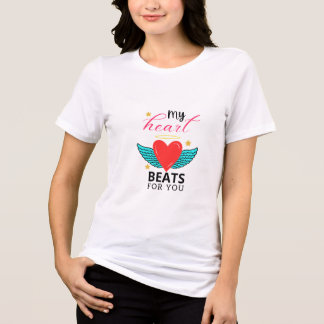 Valentinstag-T-Shirt 💖 Tri-Blend Shirt