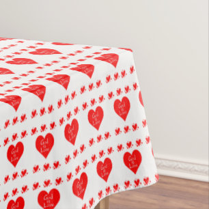 Valentinstag Tablette Gott ist Liebe Tischdecke