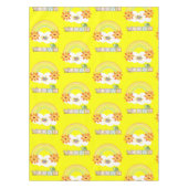 Valentinstag Tablette Liebe Regenbogenschildkröte Tischdecke (Vorderseite)