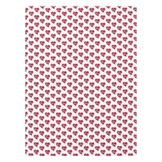 Valentinstag Tablette Liebe Tischdecke (Vorderseite)