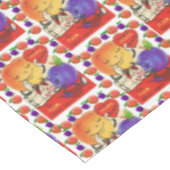 Valentinstag Tablette Pfirsichpflaume Tischdecke (Schrägansicht)