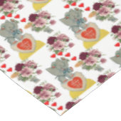 Valentinstag Tablettenvorhang Tischdecke (Schrägansicht)