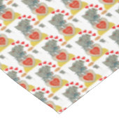 Valentinstag Tablettenvorhang Tischdecke (Schrägansicht)