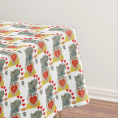 Valentinstag Tablettenvorhang Tischdecke (Beispiel)