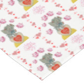 Valentinstag Tablettenvorhang Tischdecke (Schrägansicht)