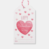 Valentinstag-Tag Geschenkanhänger (Vorderseite)