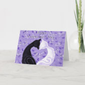 Valentinstag-Tageskarte für Paare Karte (Vorderseite)