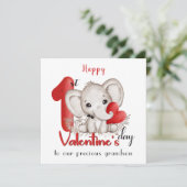 Valentinstag-Tageskarte Karte (Stehend Vorderseite)