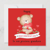 Valentinstag-Tageskarte Karte (Vorderseite)