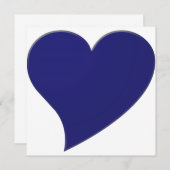 Valentinstag-Tageskarte Minimalistisch (Vorne/Hinten)