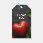 Valentinstag Tags Geschenkanhänger (Vorderseite)