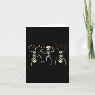 Valentinstag tanzende Skelette Funny Bones Men W Karte
