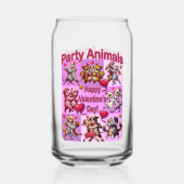 Valentinstag Tanzpaare "Party Animals" Dosenglas (Rückseite)