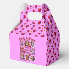 Valentinstag Tanzpaare "Party Animals" Geschenkschachtel