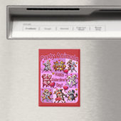 Valentinstag Tanzpaare "Party Animals" Magnet (In Situ (Geschirrspüler))