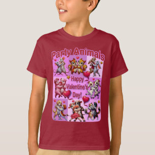 Valentinstag Tanzpaare "Party Animals" T-Shirt