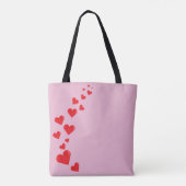 Valentinstag Tasche des roten Herzens (Rückseite)