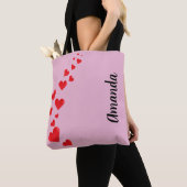 Valentinstag Tasche des roten Herzens (Von Nahem)