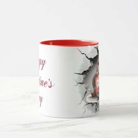 Valentinstag Tasse (Zentrum)