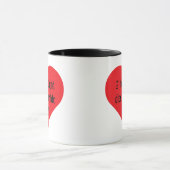 Valentinstag Tasse (Zentrum)