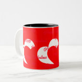 Valentinstag Tasse (Vorderseite Links)