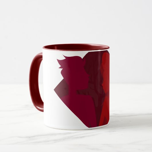 Valentinstag Tasse (Vorderseite Links)