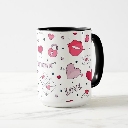 Valentinstag Tasse (VorderseiteRechts)