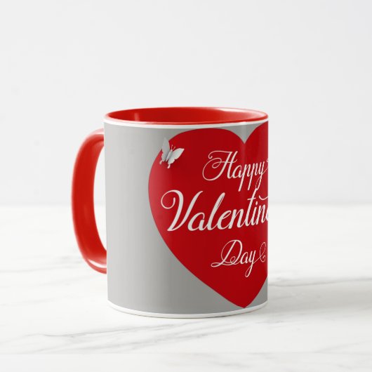 Valentinstag Tasse (Vorderseite Links)