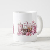 Valentinstag-Tasse Jumbo-Tasse (Vorderseite Rechts)