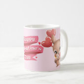 Valentinstag Tasse Kaffee Becher (VorderseiteRechts)