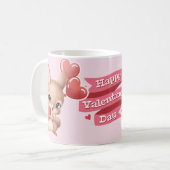 Valentinstag Tasse Kaffee Becher (Vorderseite Links)