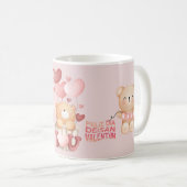 Valentinstag Tasse Kaffee Becher (VorderseiteRechts)