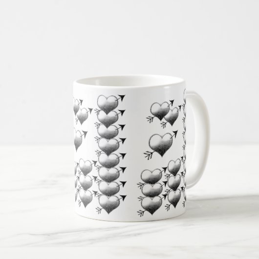 Valentinstag-Tasse Kaffeetasse (VorderseiteRechts)