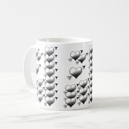 Valentinstag-Tasse Kaffeetasse (Vorderseite Links)