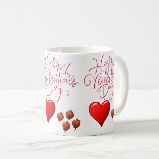 Valentinstag-Tasse Kaffeetasse (VorderseiteRechts)
