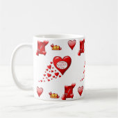 Valentinstag-Tasse Kaffeetasse (Links)