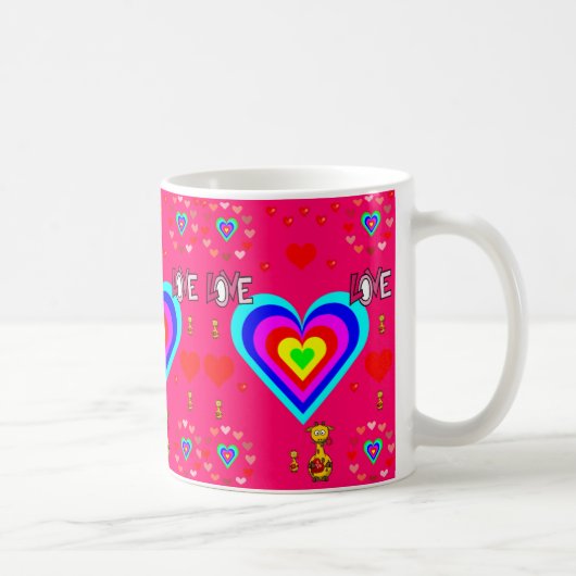 Valentinstag-Tasse Kaffeetasse (Rechts)