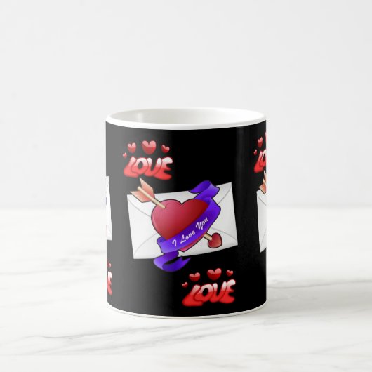Valentinstag-Tasse Kaffeetasse (Mittel)