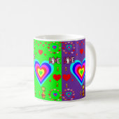 Valentinstag-Tasse Kaffeetasse (VorderseiteRechts)